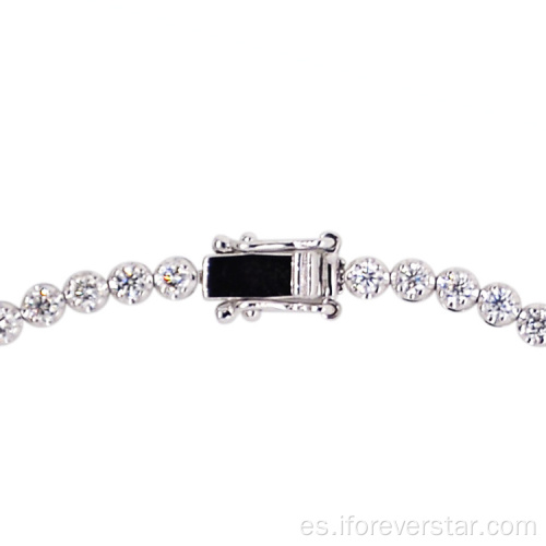 Pulsera de tenis de diamante HTHP Diamond